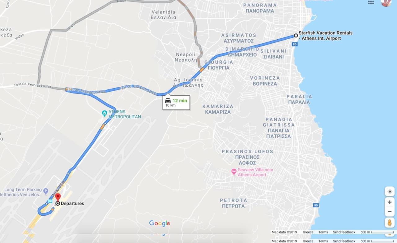 Starfish Vacation Rentals - Athens Int. Airport Artemida  Ngoại thất bức ảnh